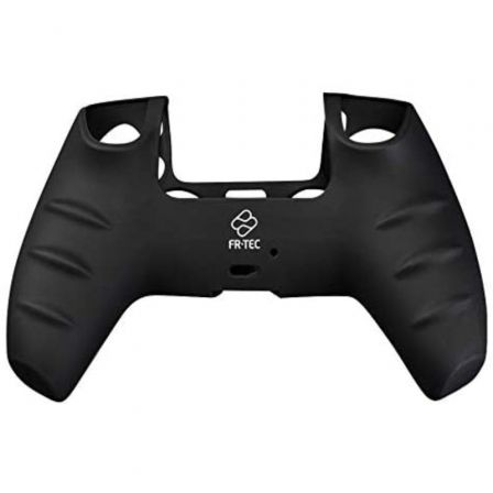 Fractal FR-TEC Funda de Silicona con Grips para Mando PS5 - Kit Basics, Color Negro